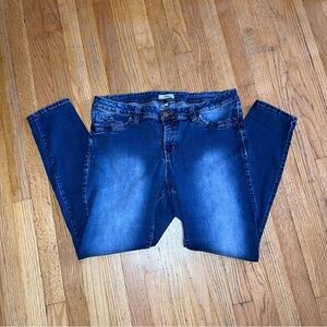 Royalty For Me Women's Skinny Jeans - Deep Blue